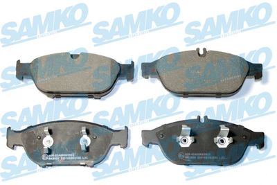 Комплект тормозных колодок, дисковый тормоз SAMKO 5SP2256