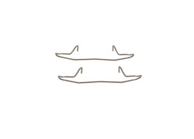 Комплектующие, колодки дискового тормоза BOSCH 1 987 474 354