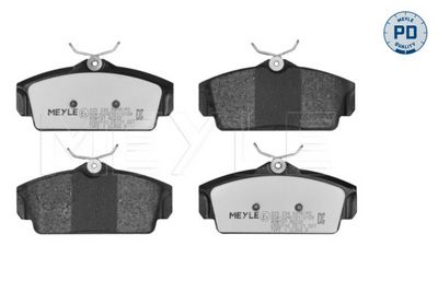 Bremžu uzliku kompl., Disku bremzes MEYLE 025 234 6316/PD