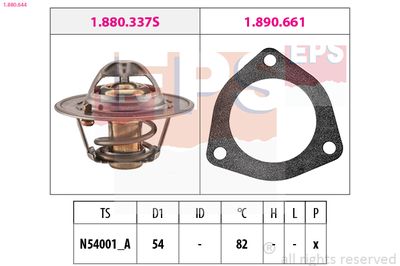 Термостат, охлаждающая жидкость EPS 1.880.644