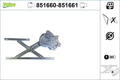 Стеклоподъемник VALEO 851660