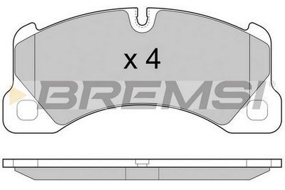 Bremžu uzliku kompl., Disku bremzes BREMSI BP3457CE