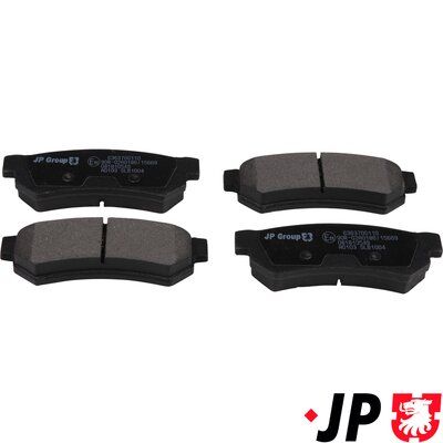 Bremžu uzliku kompl., Disku bremzes JP GROUP 6363700110