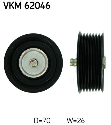 Parazīt-/Vadrullītis, Ķīļrievu siksna SKF VKM 62046