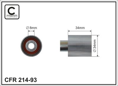 Parazīt-/Vadrullītis, Zobsiksna CAFFARO 214-93