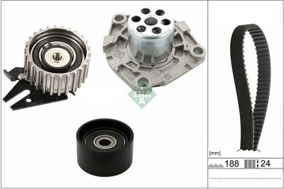 Водяной насос + комплект зубчатого ремня Schaeffler INA 530 0968 30