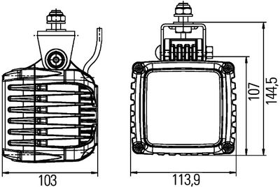 Фара рабочего освещения HELLA 1GA 996 192-041