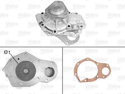 Ūdens sūknis, dzinēja dzesēšana VALEO 506072