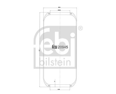 Pneimoatsperes spilvens, Pneimopiekare FEBI BILSTEIN 20945