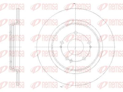 Тормозной диск REMSA 62519.00