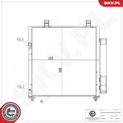 Конденсатор, кондиционер ESEN SKV 86SKV589