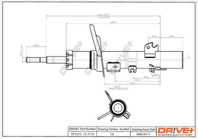 Амортизатор Dr!ve+ DP1610.10.0184