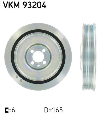 Ременный шкив, коленчатый вал SKF VKM 93204