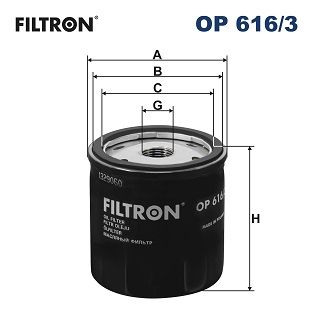 Масляный фильтр FILTRON OP 616/3
