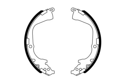 Комплект тормозных колодок BOSCH 0986487781