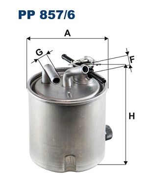 Топливный фильтр FILTRON PP 857/6