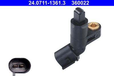 Devējs, Riteņu griešanās ātrums ATE 24.0711-1361.3