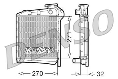 Radiators, Motora dzesēšanas sistēma DENSO DRM99005