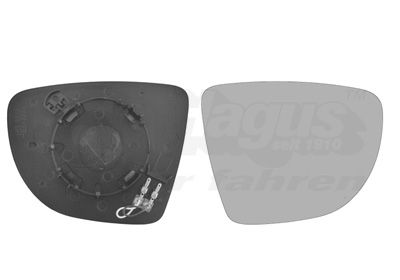 Spoguļstikls, Ārējais atpakaļskata spogulis VAN WEZEL 4373838