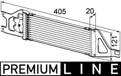 Eļļas radiators, Automātiskā pārnesumkārba MAHLE CLC 57 000P
