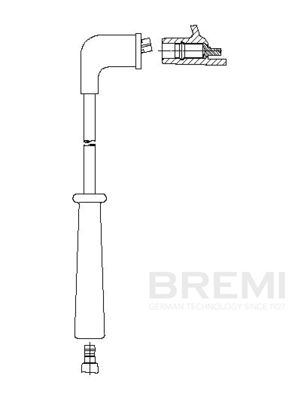 Провод зажигания BREMI 495/64