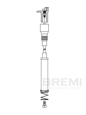 Augstsprieguma vads BREMI 328/80