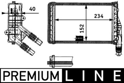 Siltummainis, Salona apsilde MAHLE AH 85 000P