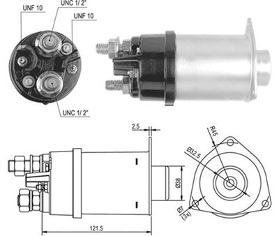 Ievilcējrelejs, Starteris MAGNETI MARELLI 940113050033