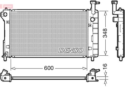 Radiators, Motora dzesēšanas sistēma DENSO DRM50082