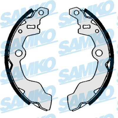 Комплект тормозных колодок SAMKO 85080
