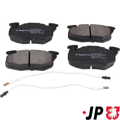 Комплект тормозных колодок, дисковый тормоз JP GROUP 4163602810