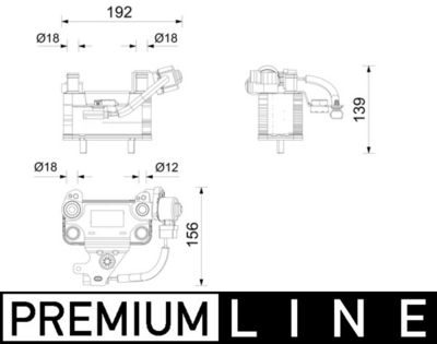 MAHLE ACH6000P Dzesinātājs