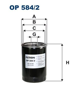Eļļas filtrs FILTRON OP 584/2