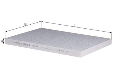 Фильтр, воздух во внутренном пространстве KNECHT LAK 64