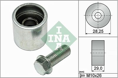 Паразитный / Ведущий ролик, зубчатый ремень Schaeffler INA 532 0714 10