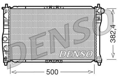 Radiators, Motora dzesēšanas sistēma DENSO DRM08001