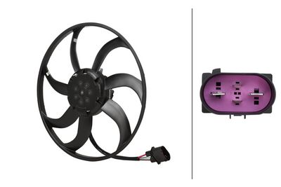 Вентилятор, охлаждение двигателя HELLA 8EW 366 420-341