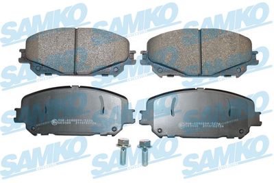 Комплект тормозных колодок, дисковый тормоз SAMKO 5SP2126