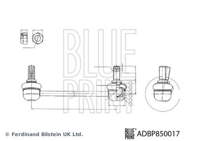 Stiepnis/Atsaite, Stabilizators BLUE PRINT ADBP850017
