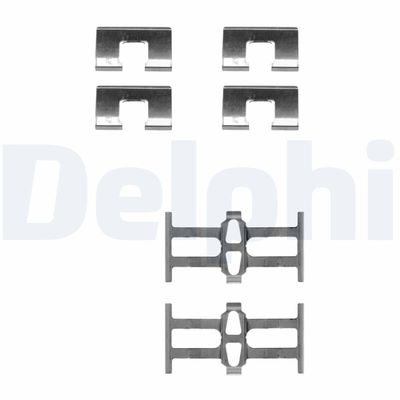 Piederumu komplekts, Disku bremžu uzlikas DELPHI LX0208