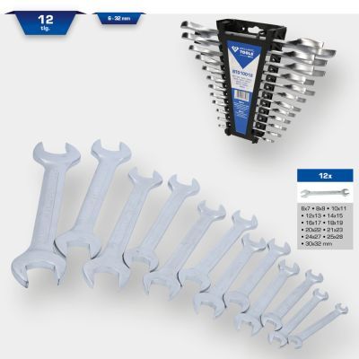 Divpusējo uzgriežņu atslēgu komplekts KS TOOLS BT010012