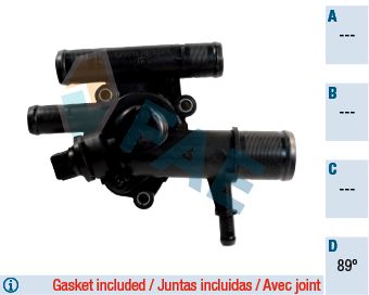 Termostats, Dzesēšanas šķidrums FAE 5323889