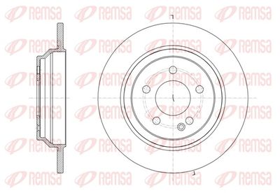 Bremžu diski REMSA 61616.00
