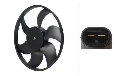 Вентилятор, охлаждение двигателя HELLA 8EW 366 420-241