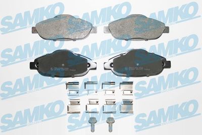 Комплект тормозных колодок, дисковый тормоз SAMKO 5SP1471K