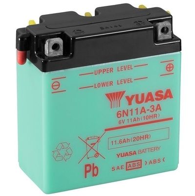 YUASA 6N11A3A Startera akumulatoru baterija