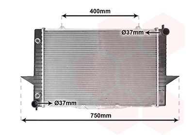 Radiators, Motora dzesēšanas sistēma VAN WEZEL 59002118