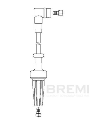 Augstsprieguma vads BREMI 664/28