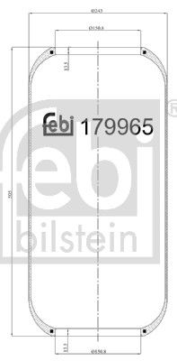 Pneimoatsperes spilvens, Pneimopiekare FEBI BILSTEIN 179965