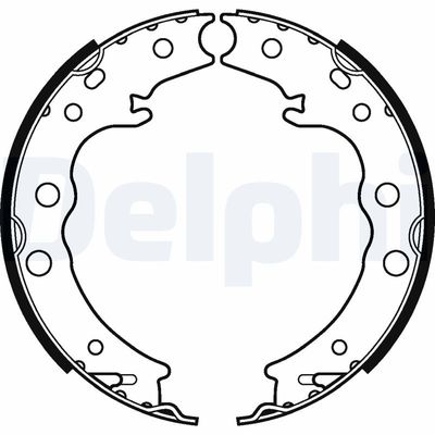 Bremžu loku komplekts DELPHI LS2125